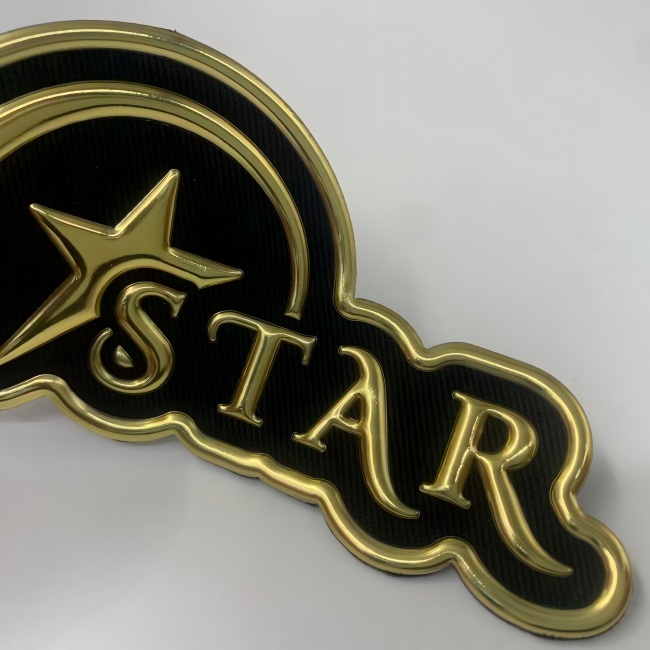 TPU high frequency ironed logos for clothes