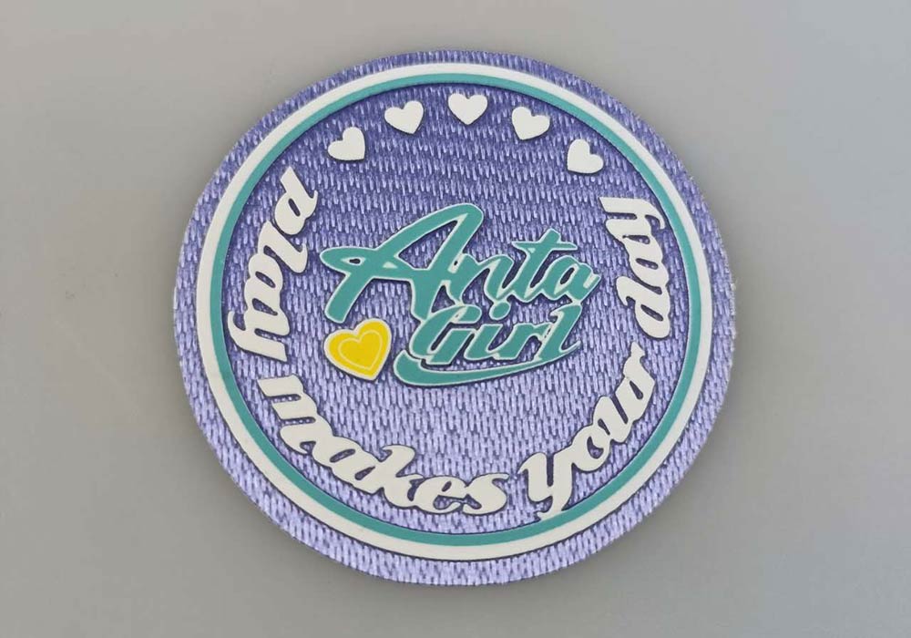 Fabric Label-Screen Printing On the Tatami Heat Transfer Shoulder Badge